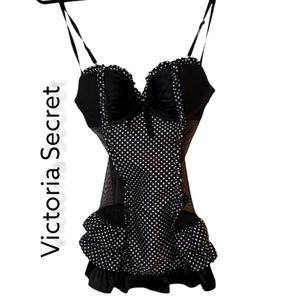 ⚘️NEW ⚘️VICTORIA'S SECRET Sexy Little Thing teddy sz 34B